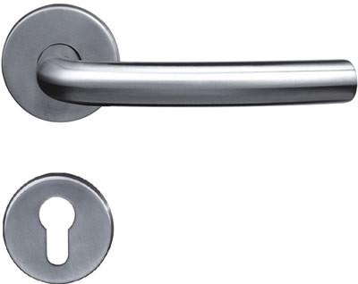 Durable Round Corner Stainless Steel Door Handles , Interior Door Levers