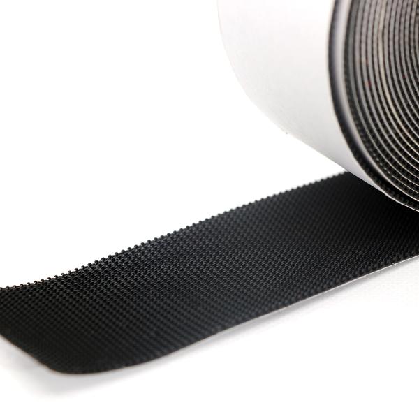 Gancho y bucle moldeado negro y blanco, anti-bolitas, cierre de gancho y bucle conveniente