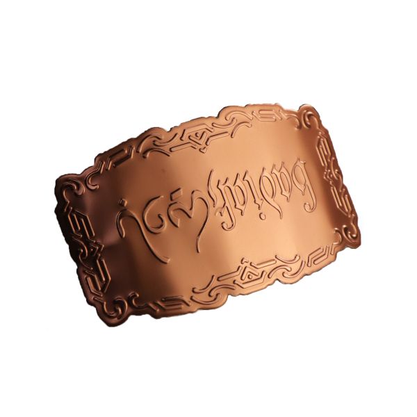 Versatile Custom Embossed Label Wear Resistant Metal Logo Labels