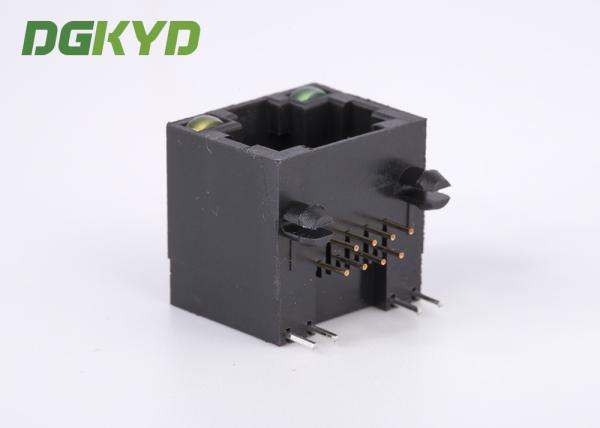 Porto Unshielded do conector Rj45 dos ethernet de DGKYD-56YGZNL o único com Y/G conduziu o RJ45 sem transformador