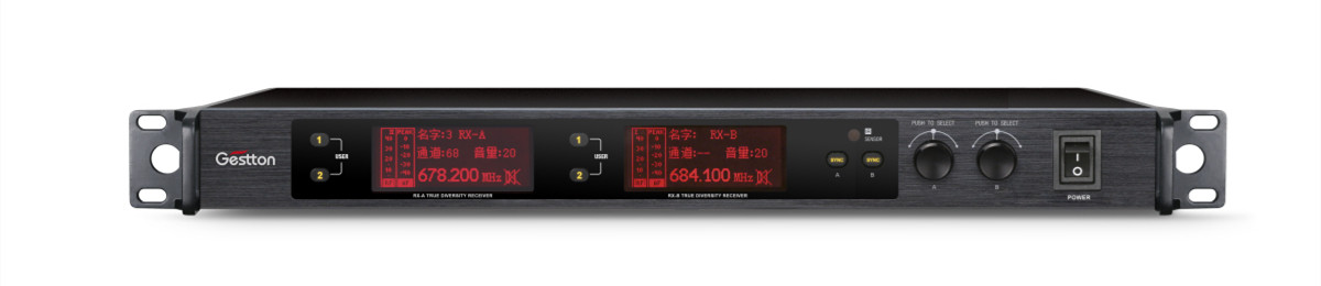 Передатчик UHF Bodypack набора 510-937MHz микрофона экрана дисплея OLED бесшнуровой