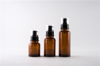 Manipulação de superfície de Amber Cosmetic Bottles Color Coating do óleo essencial da loção