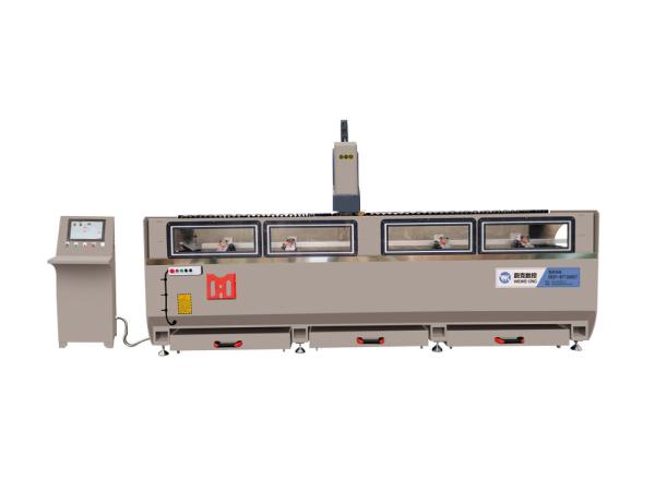 Drilling Milling Tapping Grooving Notching Sawing Milling On Aluminum Profile For Curtain Wall Making