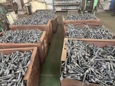 Carbon Steel Screw Spikes Rail Fasteners Factory Custom
