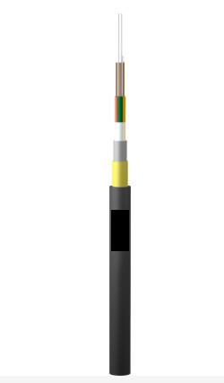 OEM Flexible ADSS Dielectric Armored Fiber Optic Cable No Metal Material