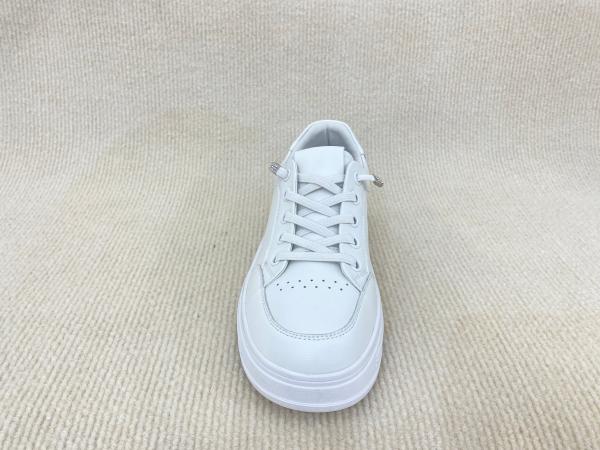 Climbing Running Pure White Sneakers Breathable Spring Lace Up Sport Shoes