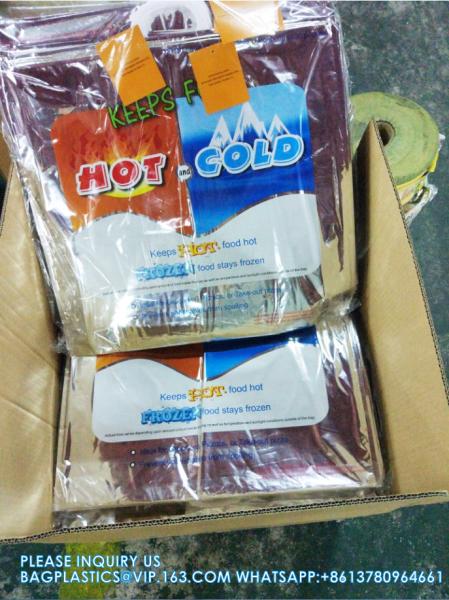 Disposable Sealable Food Travel Insulation Aluminum Foil Thermal Bag Factory price insulated lunch bag