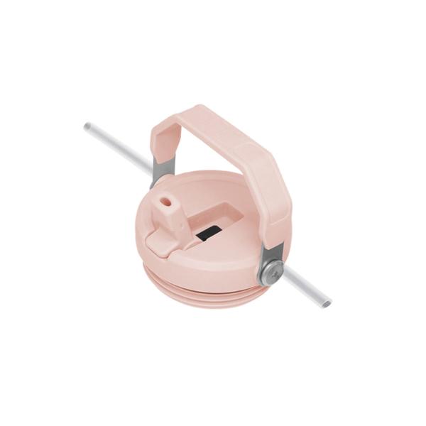 20 Oz tumbler con mango, tumbler aislado con tapa y voltear paja a prueba de fugas doble pared de acero inoxidable de vacío de viaje taza de café de agua aislada botella térmica