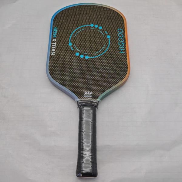Higooo titanium braided rough surface gen4TFP core technology hot-forming pike racket two-color gradient