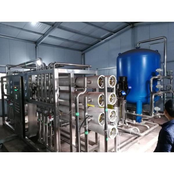 98% 3m3 Reverse Osmosis Desalination System With U PVC Pipe