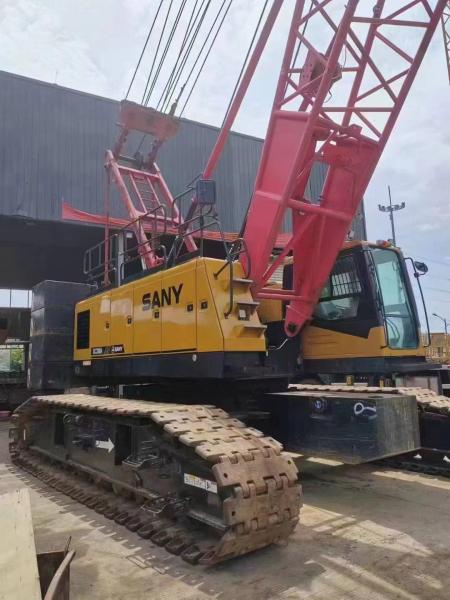 2019 SANY 90 Ton Crawler Crane SCC900A com motor ISUZU em boas condições de funcionamento