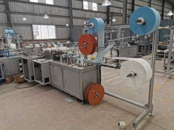 Non Woven Disposable Face Surgical Mask Production Machine High Efficiency