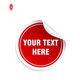 Hologram Round Paper Stickers FSC  UV Printing Custom Sticker Labels