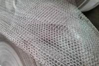 Malha de arame tricotado resistente à corrosão industrial em aço inoxidável
