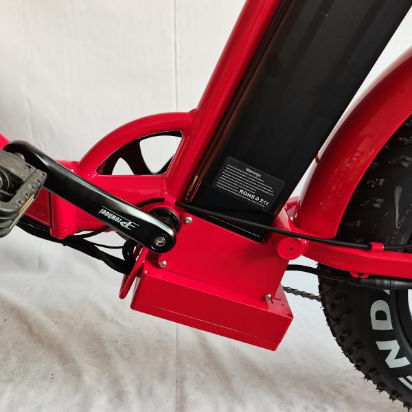 Beach Cruiser Electric Folding Fat Tire Bike Battery Cycle Fat Tyre Ebikes