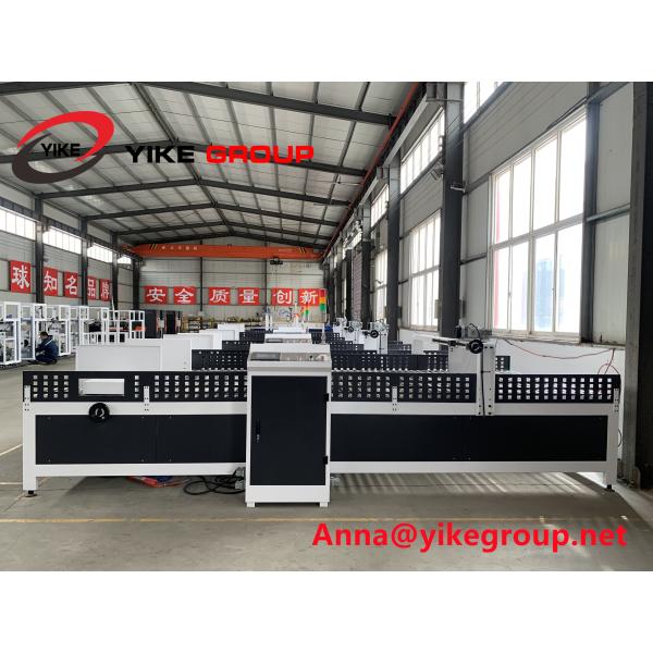 YK-1100 Automatic Strapping Machine Connected Auto Gluing Machine Corrugated Box Making