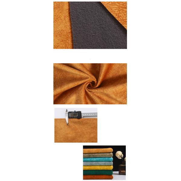 2025 Embossed Latest Design High Quality Lychee Pattern Velvet Sofa Fabric for Living Room Furniture Car Soft Bag