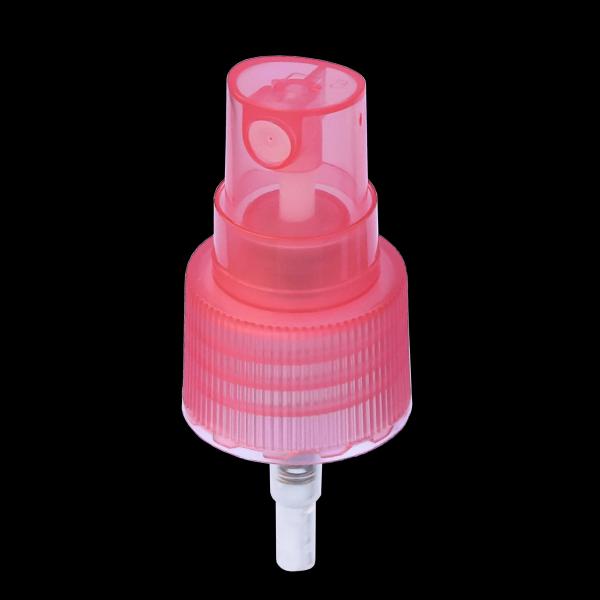 Ribbed Aluminium Fine Mist Sprayer Precision SS Spring Pink Mister With Pump