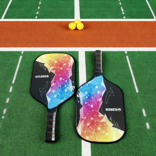 220g Fiberglass Pickleball Paddles Sets With 2 Paddles 4 Balls / 1 Bag USAPA Approved