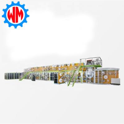 Professional Certification Baby Diaper Production Line Full Servo Customized
