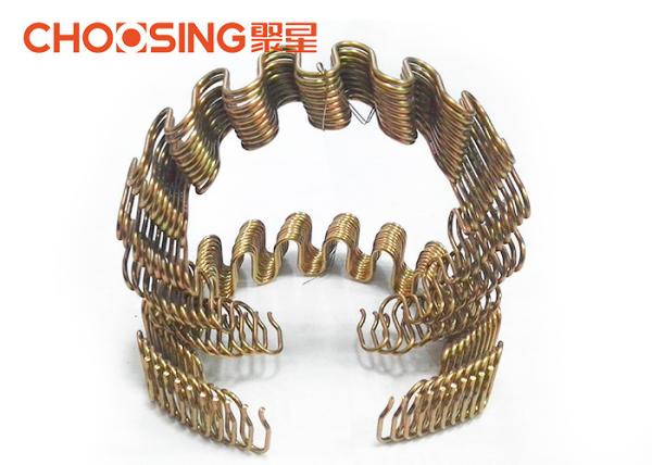 26 Inch 8.5 Gauge Tempered Steel Zig Zag Sofa Springs , Pre Cut Sinuous Seat Springs