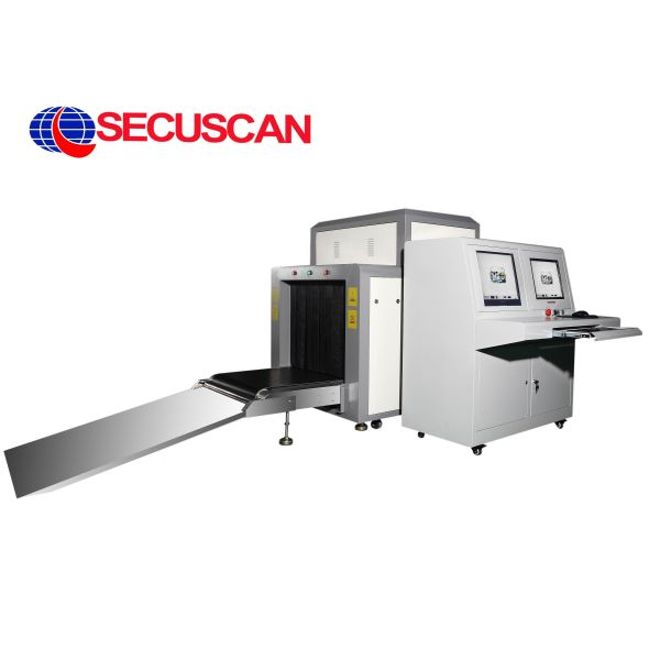 34mm Steel X Ray Baggage Scanner With High-energy / Low-energy for Courthouses