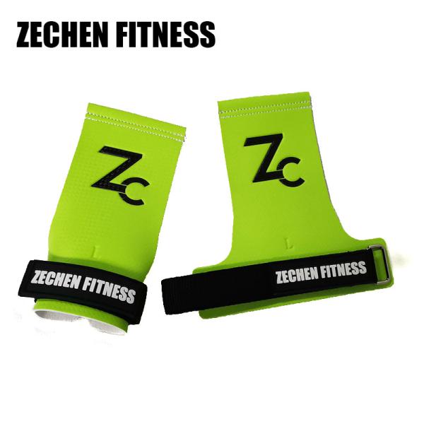 Green Gymnastic Gloves For Crossfit Carbon Palm Calisthenics Hand Grips Protect