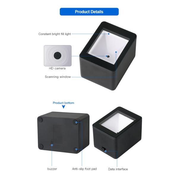 Портативный модуль расстояния платежа POS-система USB RS232 сканер штрих-кодов для мобильных телефонов