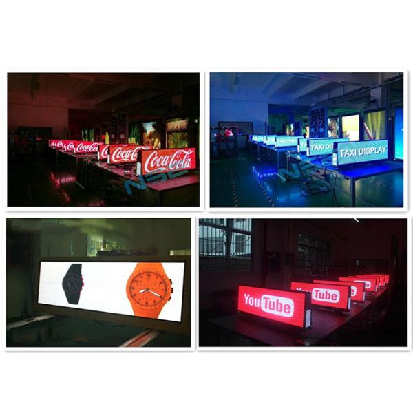 Great Waterproof Outdoor Fixed LED Display Moving Text Advertising Taxi Top Screen