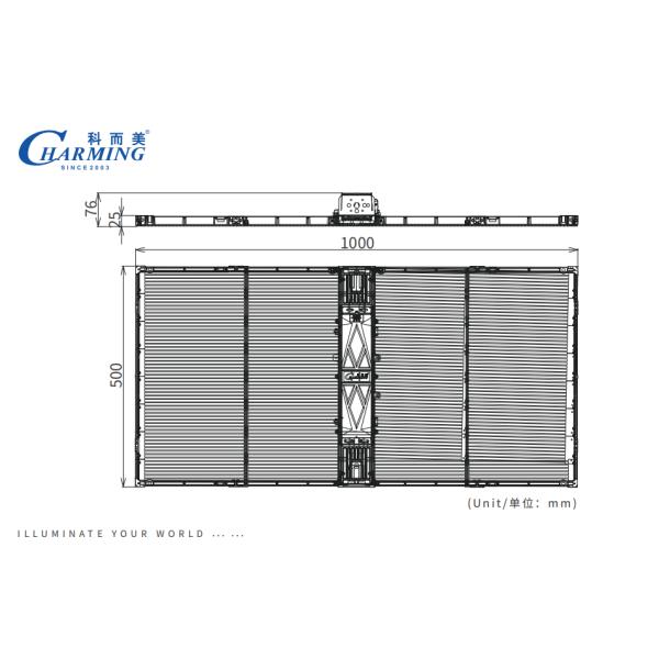 High Brightness 4K 3840Hz Outdoor Advertising Billboard 1000x500mm P3.91