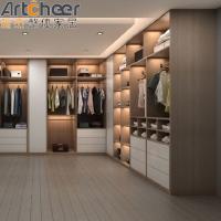 Conjunto de móveis de quarto com sistema de guarda-roupa extensível de cor opcional em cor personalizada