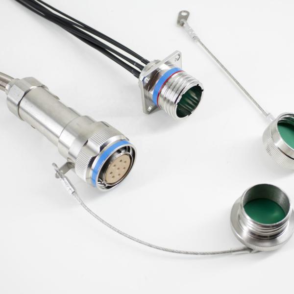 48core OM3/OM4/OM5 G657A Spiral Tactical Cable With Hybrid