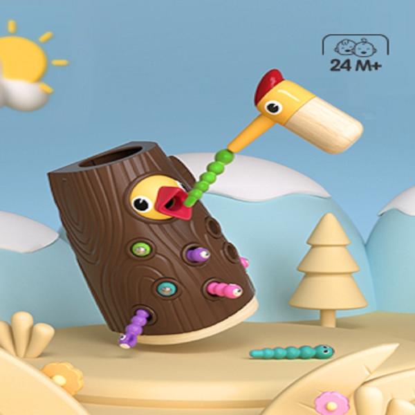 Boys Girls Magnetic Bird Feeding Game For Fine Motor Skills Development BPA Free