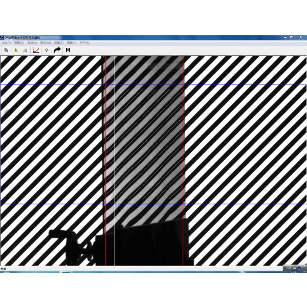 ISO/TC 160N63E JIS R3202 Fully Automatic Float Glass Zebra Horn Testing Instrument EN 572 Float Glass Zebra Angle Degree Tester