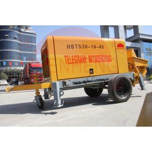 Мобильный неподвижный конкретный насос, 30м3/трейлер х установил конкретный насос