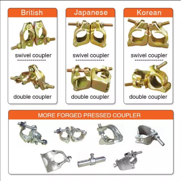 доска лесов 48.3mm сохраняя английский стандарт струбцины муфты падает выкованный