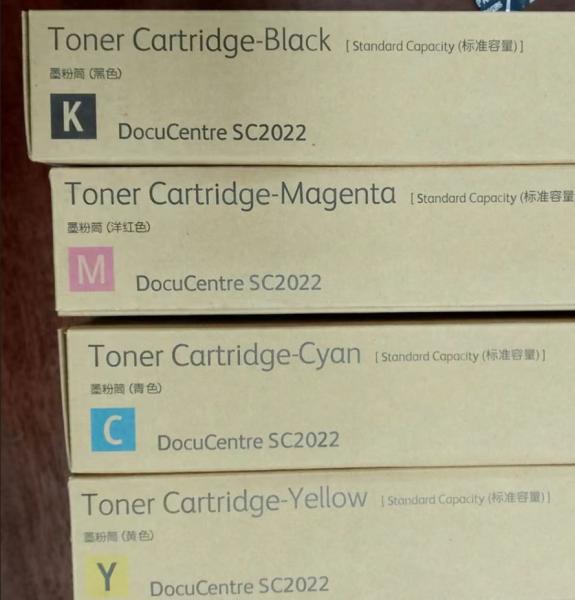 Fuji Xerox Docucentre Sc2022 Copier Multipack value set Toner for  CT203024 to CT203027