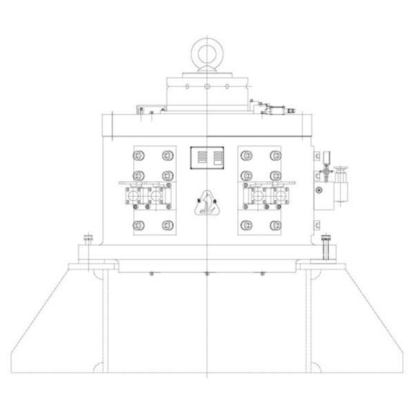 Direção hidráulica giratória hidráulica elétrica de Vane Type Steering Gear Marine