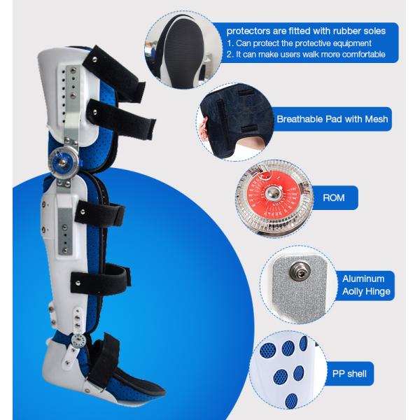 High Quality Orthopedic Knee Brace Portable Knee Ankle Foot 3 In 1 Orthosis Support