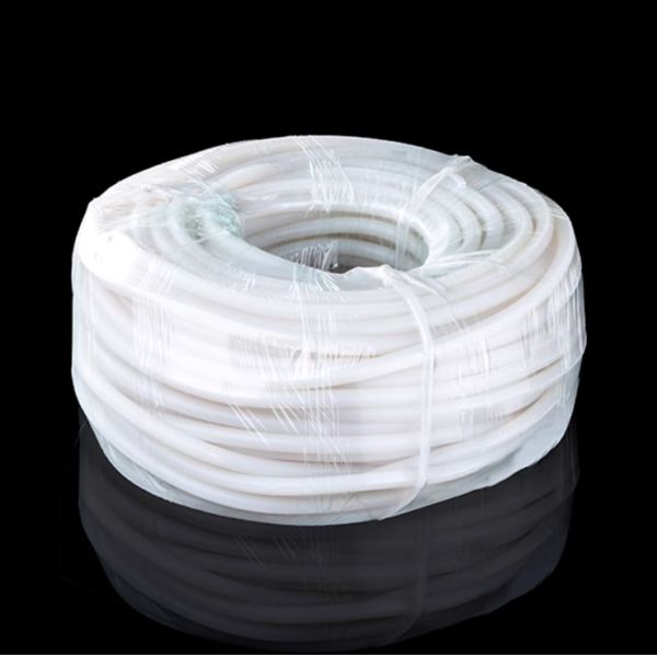 1.5mm White Silicone Rubber Solid Round Strip for Waterproof Sealing on Doors Windows and Electromechanical Machines