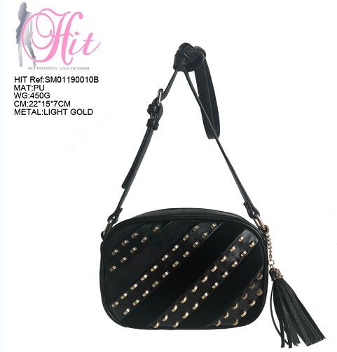 Adjustable Strap Crossbody Girls Popular Women PU Leather Tassel Shoulder Bag