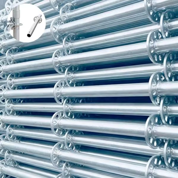 Hot-dip Galvanized 1000MM Ringlock Scaffolding System with Socket Connection for Airport Construction