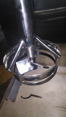 Gelatin Mixer 800L Stainless Mixing Tank Holding Tank With Platform Design