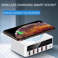 Cargador USB portuario multi de QC3.0 PD18W con el indicador digital