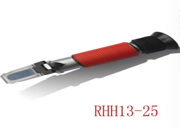 RHH13-25 Hand Held Refractometer , Sugar Brix Refractometer German Optical Glass