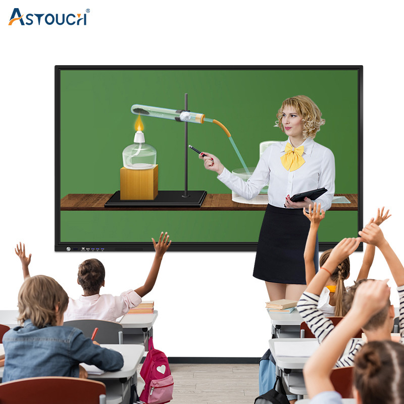 Multi язык взаимодействующее Whiteboard экран касания 86 дюймов с разрешением 4K