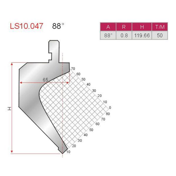 European Style Louver Die Press Brake Punch Cnc Press Brake Tooling