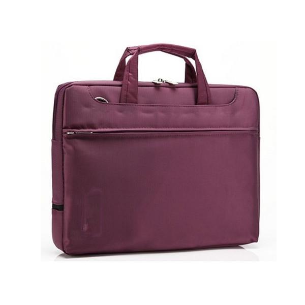 Roxo do saco do portátil do saco do mensageiro da pasta de mulheres elegantes/16 polegadas