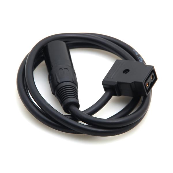 Female To Male D Tap To XLR 4 Pin Cable For Camera Battery Power Supply