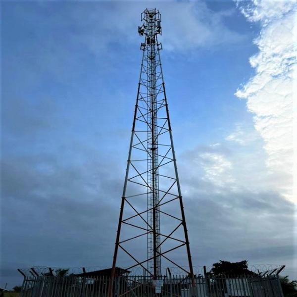 30m Gsm Cellular Telecommunication Antenna  Tower